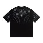 Chrome Hearts Rhinestone Cross Sunburst T-Shirt Black