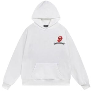 Chrome Hearts Rolling Stones Las Vegas Pullover Hoodie White