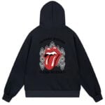 Chrome Hearts Rolling Stones Las Vegas Pullover Hoodie Black