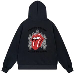 Chrome Hearts Rolling Stones Las Vegas Pullover Hoodie Black