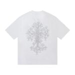Chrome Hearts Rhinestone Multi Cross T-Shirt White