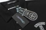 Chrome Hearts T-Bar Logo Black Polo Shirt