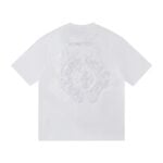 Chrome Hearts Tonal Horseshoe Embroidered T-Shirt White