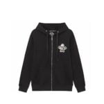 Chrome Hearts FOTI Skull Graphic Zip-Up Hoodie Black