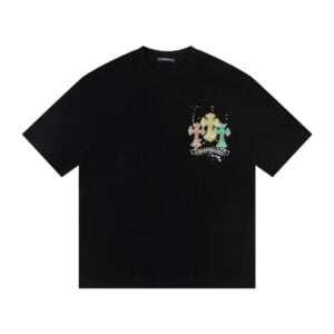 Chrome Hearts Triple Cross Graffiti T-Shirt Black
