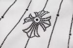 Chrome Hearts Rhinestone Cross Sunburst T-Shirt White
