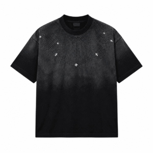 Chrome Hearts Starburst Rhinestone T-Shirt Black