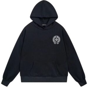 Chrome Hearts American Flag Horseshoe Pullover Hoodie Black