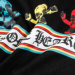 Chrome Hearts FOTI Skull Graphic Zip-Up Hoodie Black