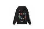 Chrome Hearts FOTI Character Graphic Zip-Up Hoodie Black