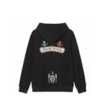Chrome Hearts FOTI Skull Graphic Zip-Up Hoodie Black