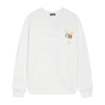 Chrome Hearts x LV Multicolor Logo Crewneck White