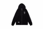 Chrome Hearts Dagger Crest Zip-Up Hoodie Black