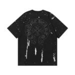 Chrome Hearts Rhinestone Horseshoe Splatter T-Shirt Black