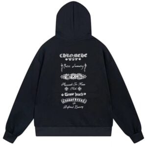 Chrome Hearts Pure Luxury Graphic Pullover Hoodie Black