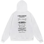 Chrome Hearts Pure Luxury Graphic Pullover Hoodie White