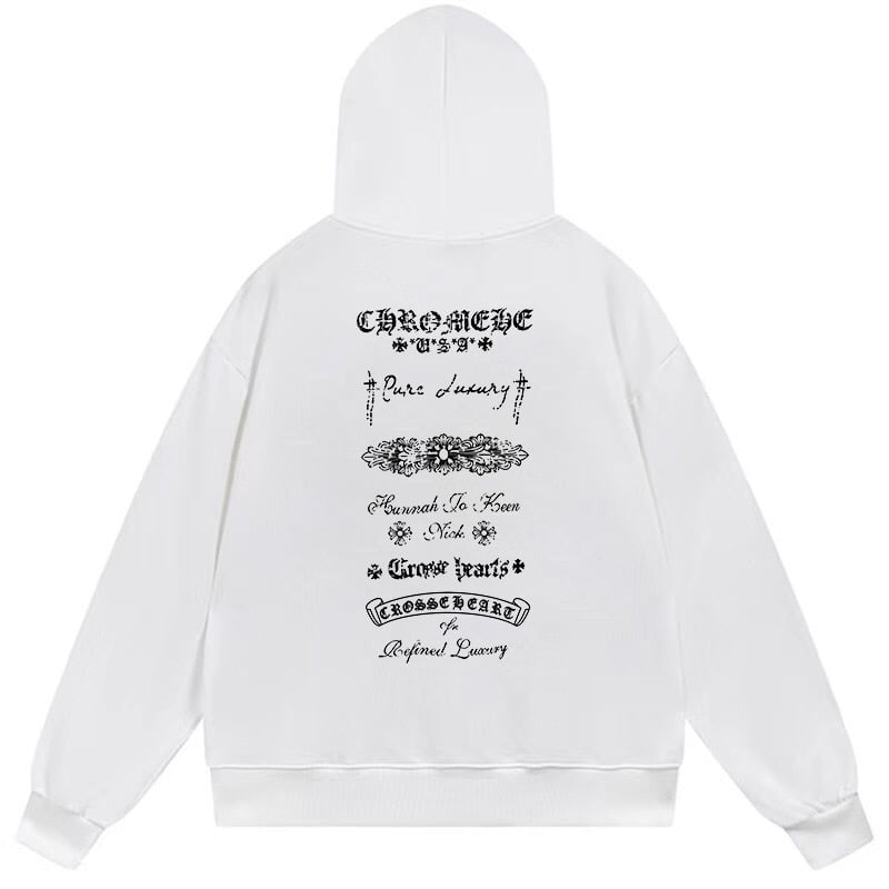 ad5328e4 Chrome Hearts Pure Luxury Graphic Pullover Hoodie White