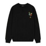 Chrome Hearts x LV Multicolor Logo Crewneck Black