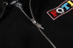 Chrome Hearts FOTI Character Graphic Zip-Up Hoodie Black