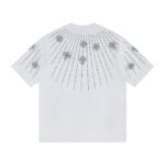 Chrome Hearts Rhinestone Cross Sunburst T-Shirt White
