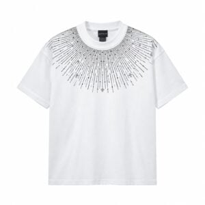 Chrome Hearts Starburst Rhinestone T-Shirt White