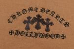 Chrome Hearts Hollywood Triple Cross Knit Sweater Brown