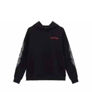 Chrome Hearts Smile Graphic Pullover Hoodie Black