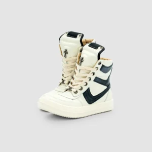 Chrome Hearts x Rick Owens Geobasket White/Black Sneakers