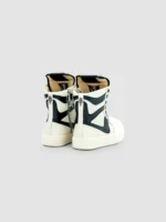 Chrome Hearts x Rick Owens Geobasket White/Black Sneakers