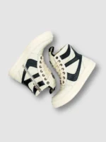 Chrome Hearts x Rick Owens Geobasket White/Black Sneakers
