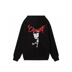 Chrome Hearts Control Graphic Zip-Up Hoodie Black