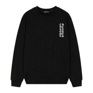 Chrome Hearts Ornate Floral Cross Crewneck Sweatshirt Black
