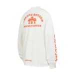Chrome Hearts White Orange Hollywood Triple Cross Long Sleeve
