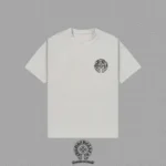 Chrome Hearts Floral Cross Back Print T-Shirt Cream