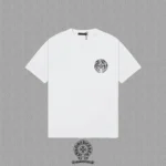 Chrome Hearts Floral Cross Back Print T-Shirt White