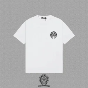 Chrome Hearts Floral Cross Back Print T-Shirt White