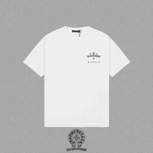Chrome Hearts Triple Cross Back Print Shirt White