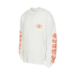 Chrome Hearts White Orange Hollywood Triple Cross Long Sleeve