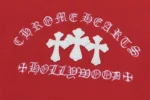 Chrome Hearts Hollywood Triple Cross Knit Sweater Red
