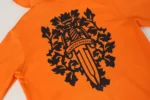 Chrome Hearts Orange Ornamental Dagger Pullover Hoodie