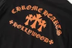 Chrome Hearts Black Orange Hollywood Triple Cross Long Sleeve