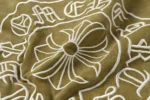 Chrome Hearts Horseshoe Embroidered Washed T-Shirt Olive