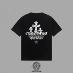 Chrome Hearts Triple Cross Back Print Shirt Black