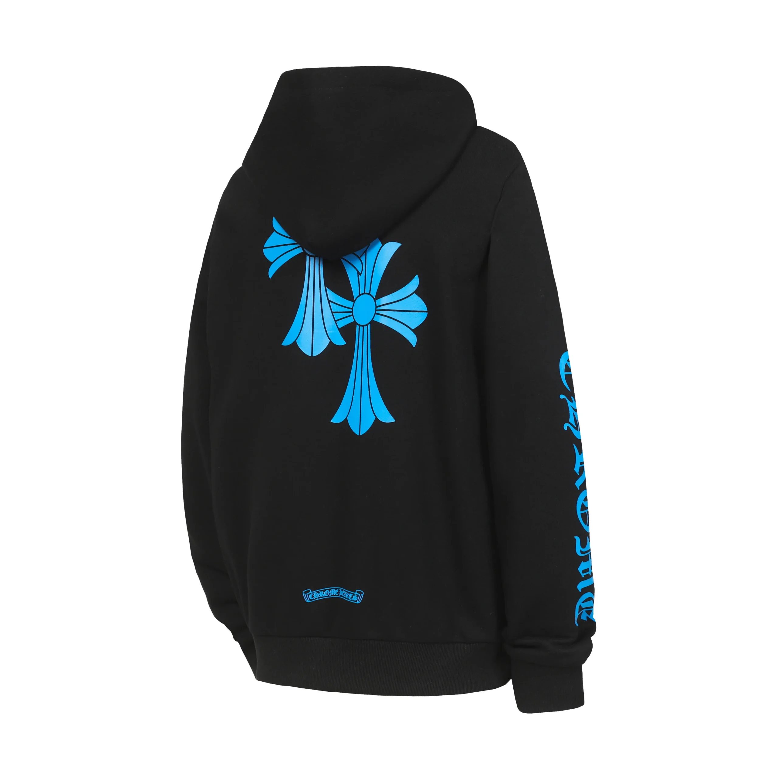 Chrome Hearts Black Blue Cross Pullover Hoodie Chrome Hearts Black Blue Cross Pullover Hoodie