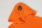 Chrome Hearts Orange Ornamental Dagger Pullover Hoodie