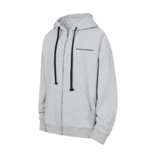 Chrome Hearts Grey Ornamental Dagger Zip-Up Hoodie